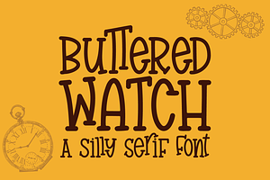 Buttered Watch Font