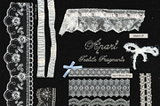 Textile, Lace & Paper Fragments, an Object Graphic by Purple (Thumbnail 9 of 14)
