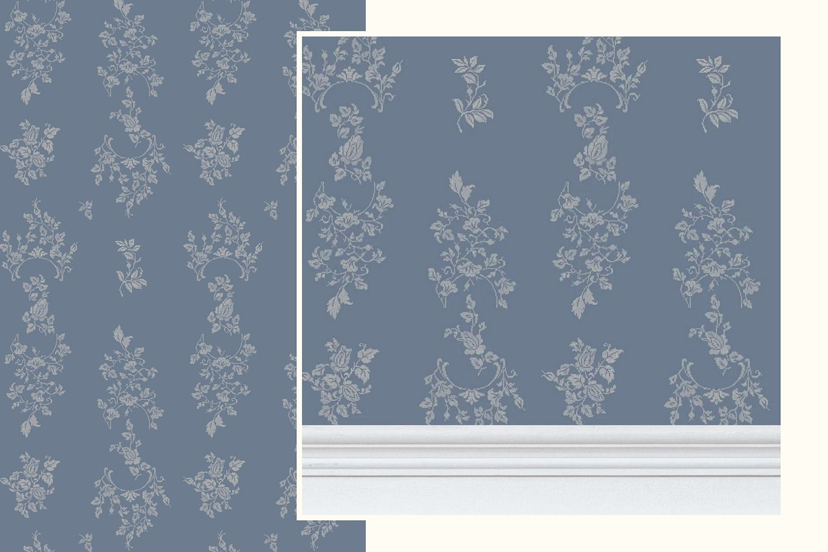 Vintage Rose Embroidery Pattern, a Pattern Graphic by MouseGrey (Photo 5 of 7)