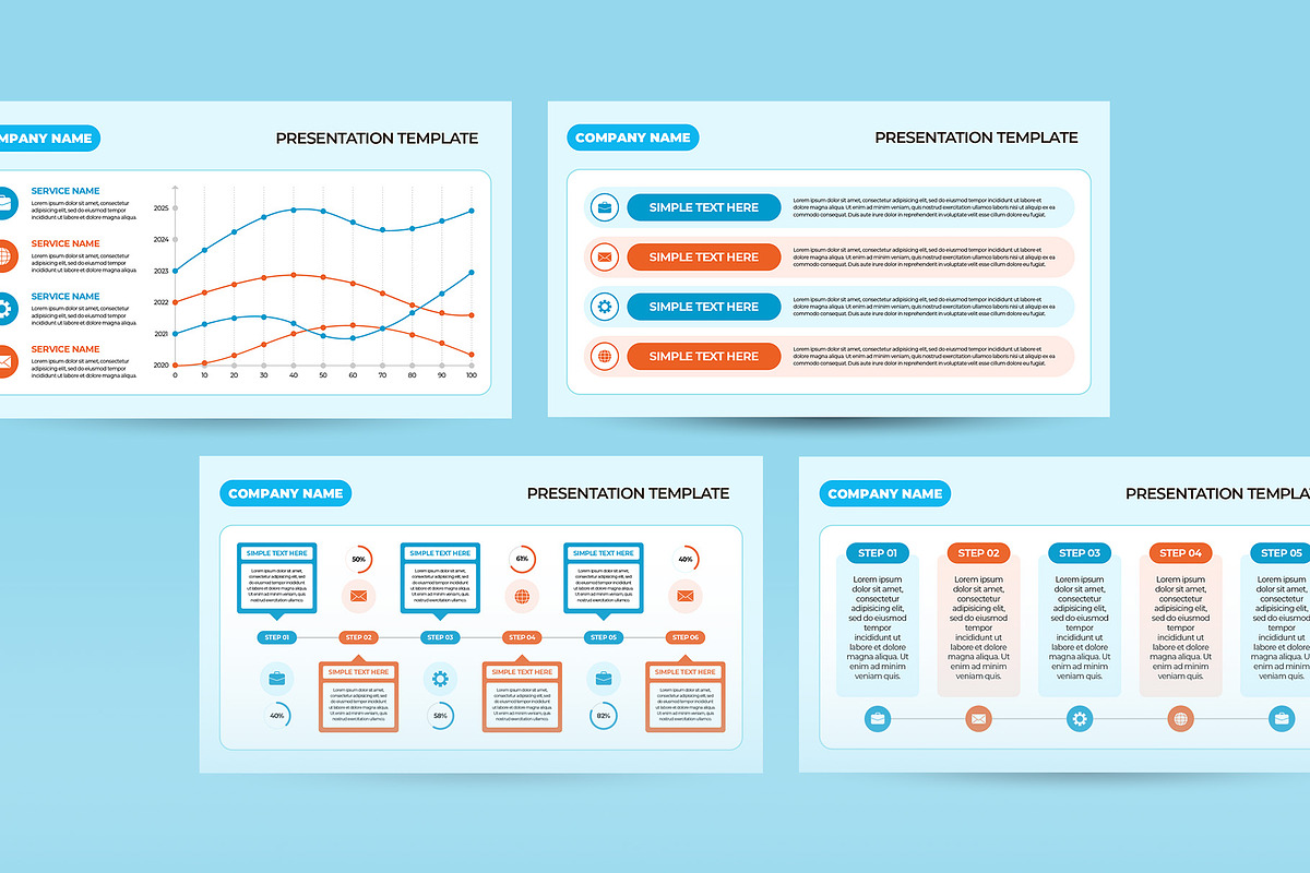 Business Plan PowerPoint Template, a Presentation Template by CreativeUP (Photo 4 of 6)