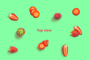 Strawberry - Scene creator, a Product Mockup by Makestudio (Thumbnail 2 of 4)