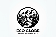 60 Eco Globe Landscape Silhouette, a Technology Illustration by Amazin_art (Thumbnail 7 of 25)