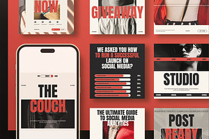 Social Media Post Template, a Social Media Template by E-Type