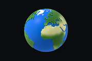 Earth low poly simple design cartoon, an Environmental 3D Model by CGTech (Thumbnail 6 of 24)