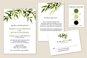 Olive Branch Wedding Collection, an Invitation Template by La Bella Rue (Thumbnail 2 of 3)