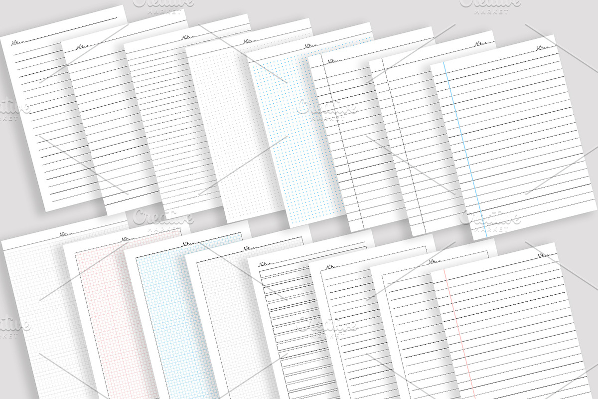 Digital Notes Template, a Print Template by As Studio (Photo 2 of 4)