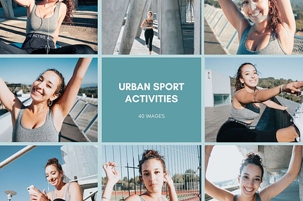 40 Stock Images Pack - Urban Sport