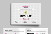 Clean Resume Booklet Template, a Stationery Template by MightyDesign (Thumbnail 2 of 8)