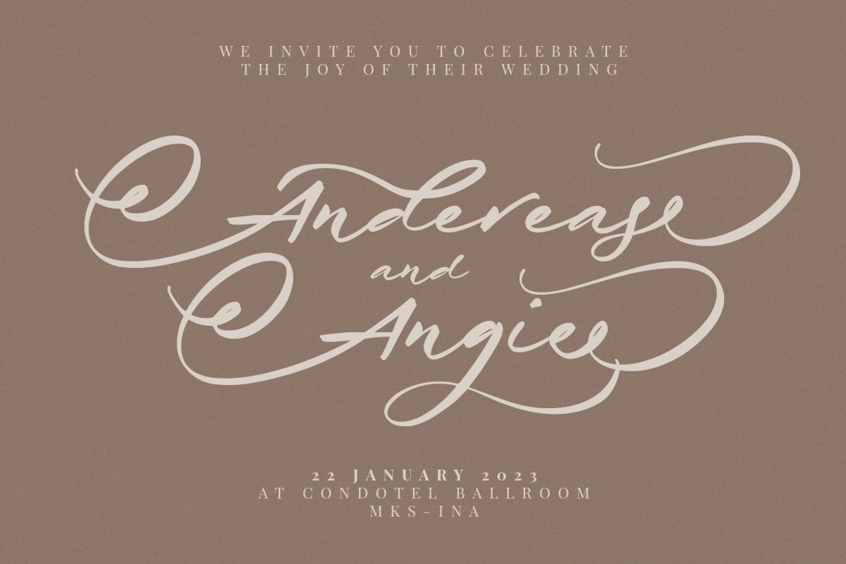 Just Quoting | A Script Font, a Script Font by Colllab Studio (Photo 21 of 24)
