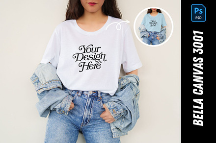 Bella+Canvas Triblend T-Shirt Mockup | Shirt Mockups ~ Creative Market