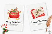 Christmas mail clipart, an Illustration by Chonnieartwork (Thumbnail 2 of 7)