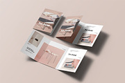 Tri-Fold A5 Brochure Mock-up 3, an Advertising Mockup by Se٧enStudio (Thumbnail 10 of 16)