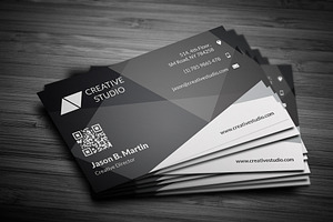 Creative Abstract Business Card