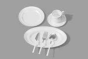 Cutlery Mockup, a Household Mockup by Permadi Creative (Thumbnail 2 of 4)