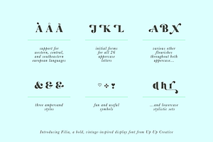 Filia Display Font