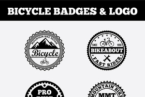 Sport Bicycle Badges & LogoVol3