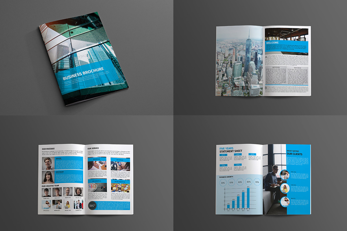 Corporate Brochure 8 Pages, a Brochure Template by Madhabi Studio (Photo 3 of 4)