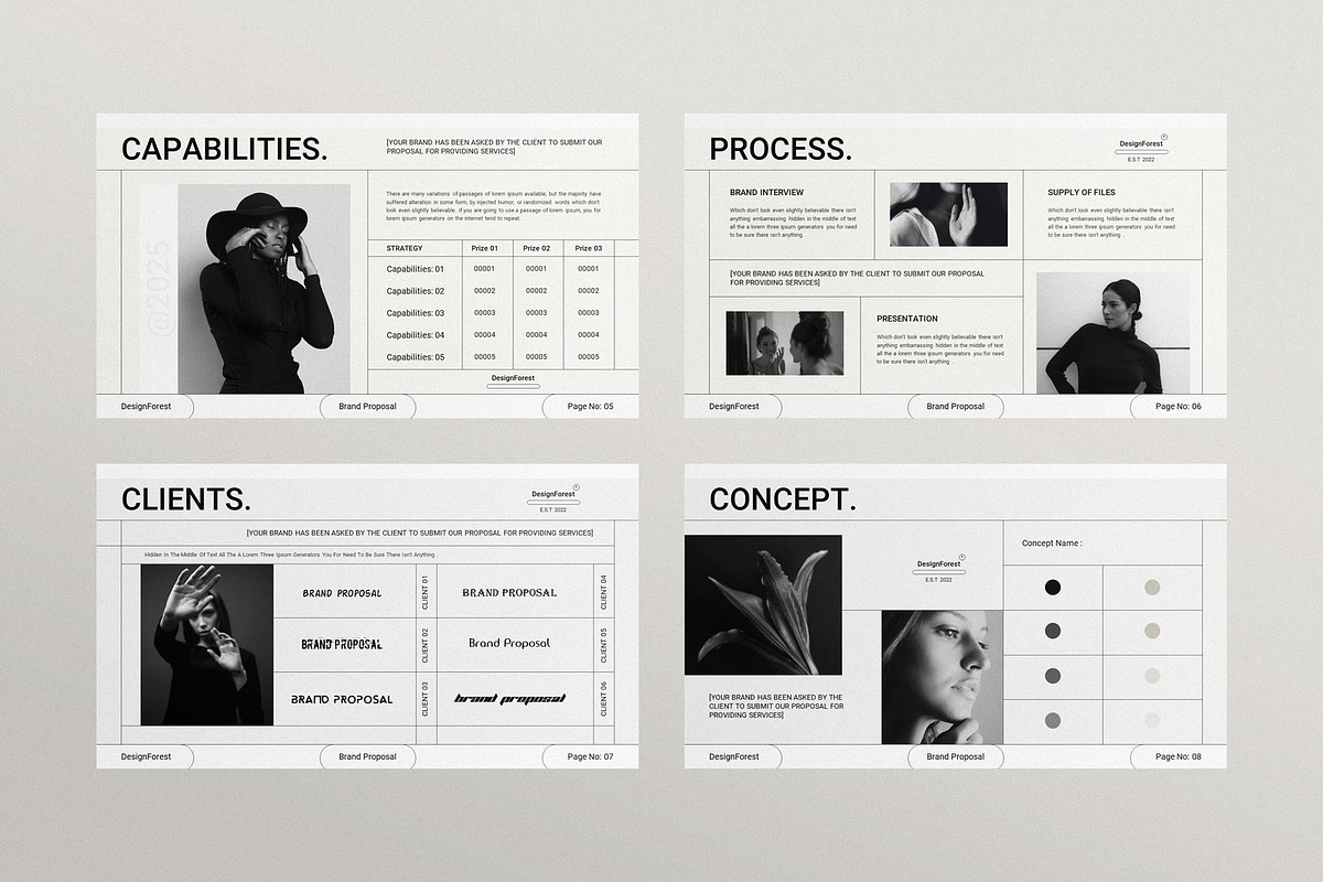 Brand Proposal Presentation Template, a Presentation Template by TemplatesForest (Photo 3 of 5)