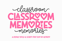 Classroom Memories - Font Duo