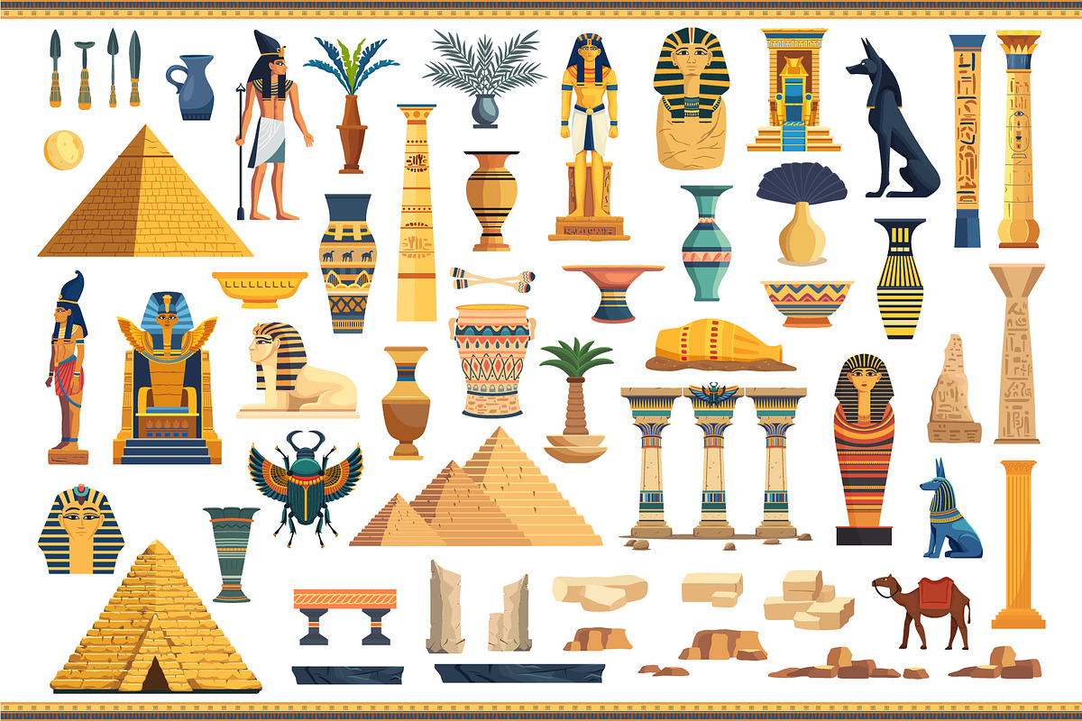 Ancient Egypt, a Decorative Illustration by naastyaa (Photo 2 of 3)