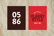Bargeboard Vintage Serif Font, a Serif Font by UICreative (Thumbnail 7 of 13)