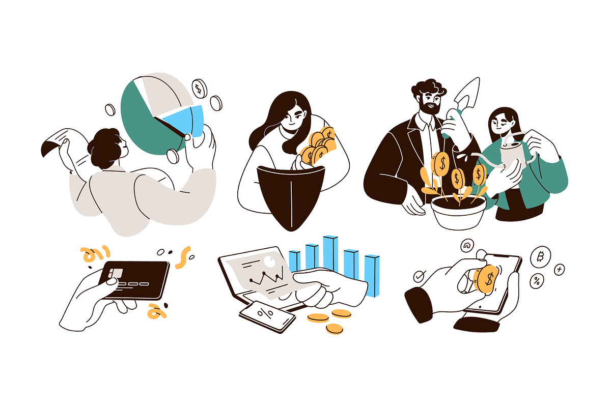 Financial literacy, planning concept, a Finance Illustration by Good Studio (Photo 6 of 9)