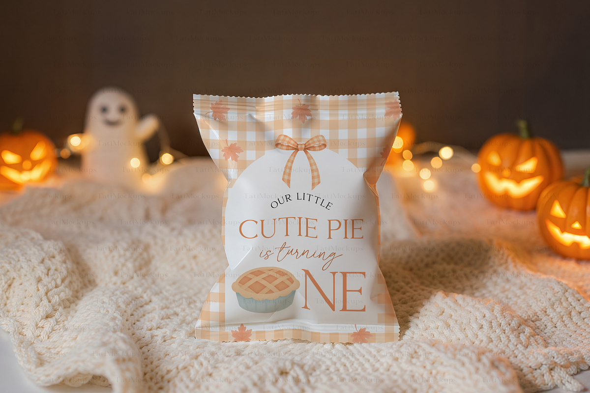 Fall Chip Bag Wrapper Mock Up, a Product Mockup by TatiMockup (Photo 4 of 4)