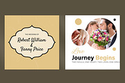 Wedding Social Media Post, an UI Kit Template by ContestDesign (Thumbnail 2 of 5)