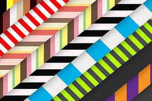 50 Stripes Patterns For Photoshop