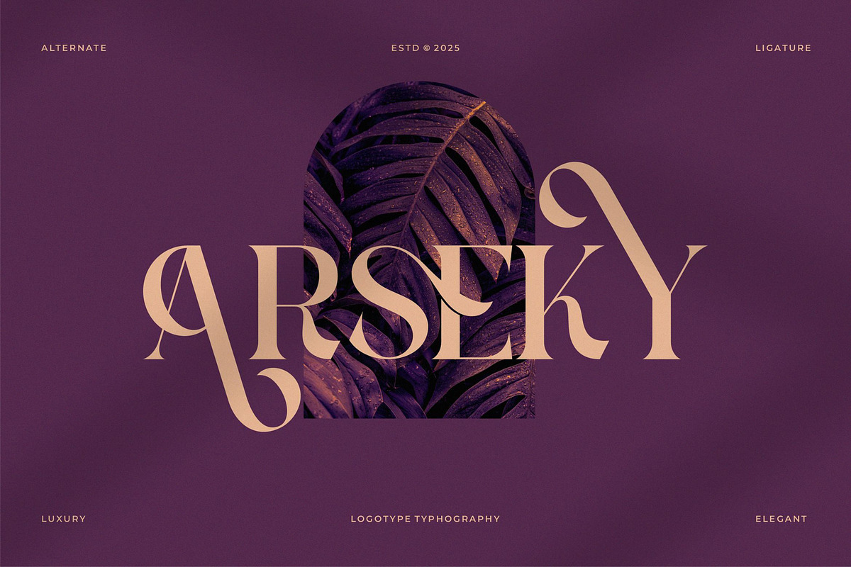 Arseky || Modern Classy Serif Font, a Serif Font by Ermedia Studio (Photo 1 of 10)