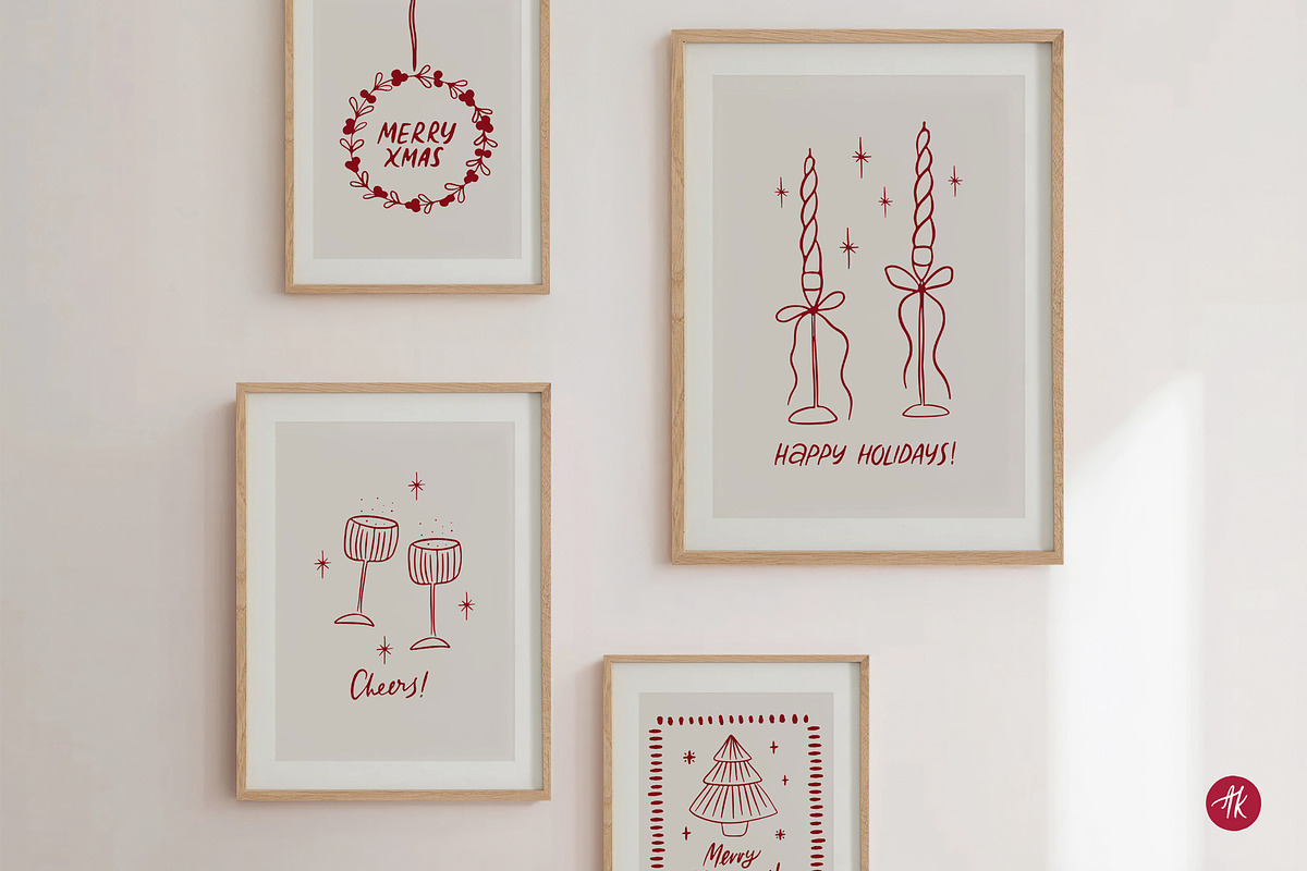 Christmas Hand Drawn Doodles Set, an Object Graphic by Alena Koval (Photo 14 of 18)