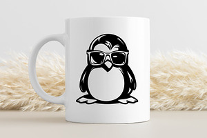 Cute Penguin SVG - Penguin Clipart