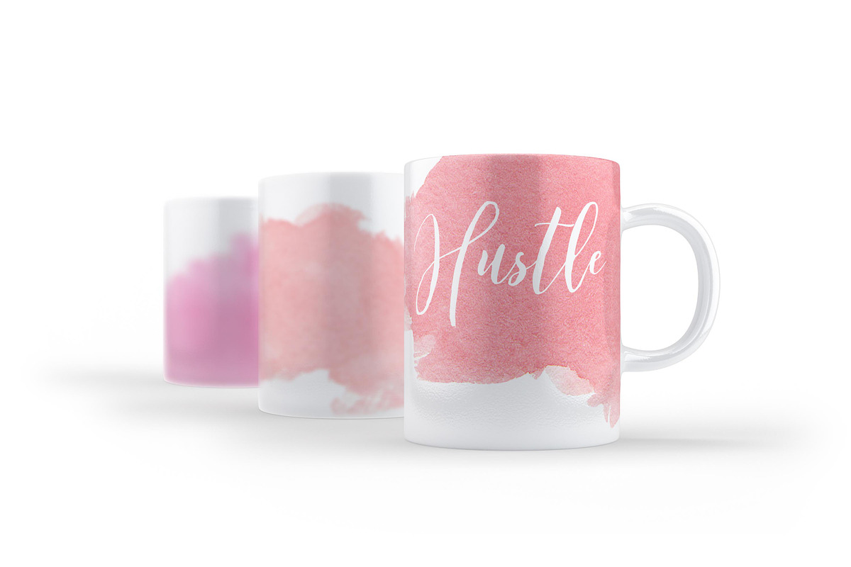Pink & Blush Watercolor Combo Pack, an Object Graphic by Chelsea Bromley (Photo 5 of 6)