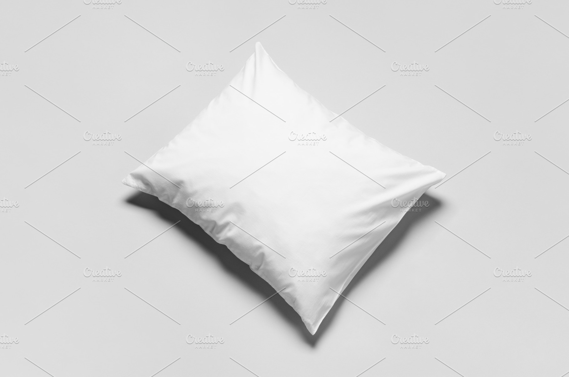 White pillowcase mockup, JPEG, an Abstract Photo by Shablon