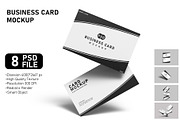 Business Card Mockup, an Advertising Mockup by pixelmock (Thumbnail 1 of 13)