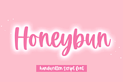Honeybun | Handwritten Script Font, a Script Font by KA Designs (Thumbnail 1 of 12)