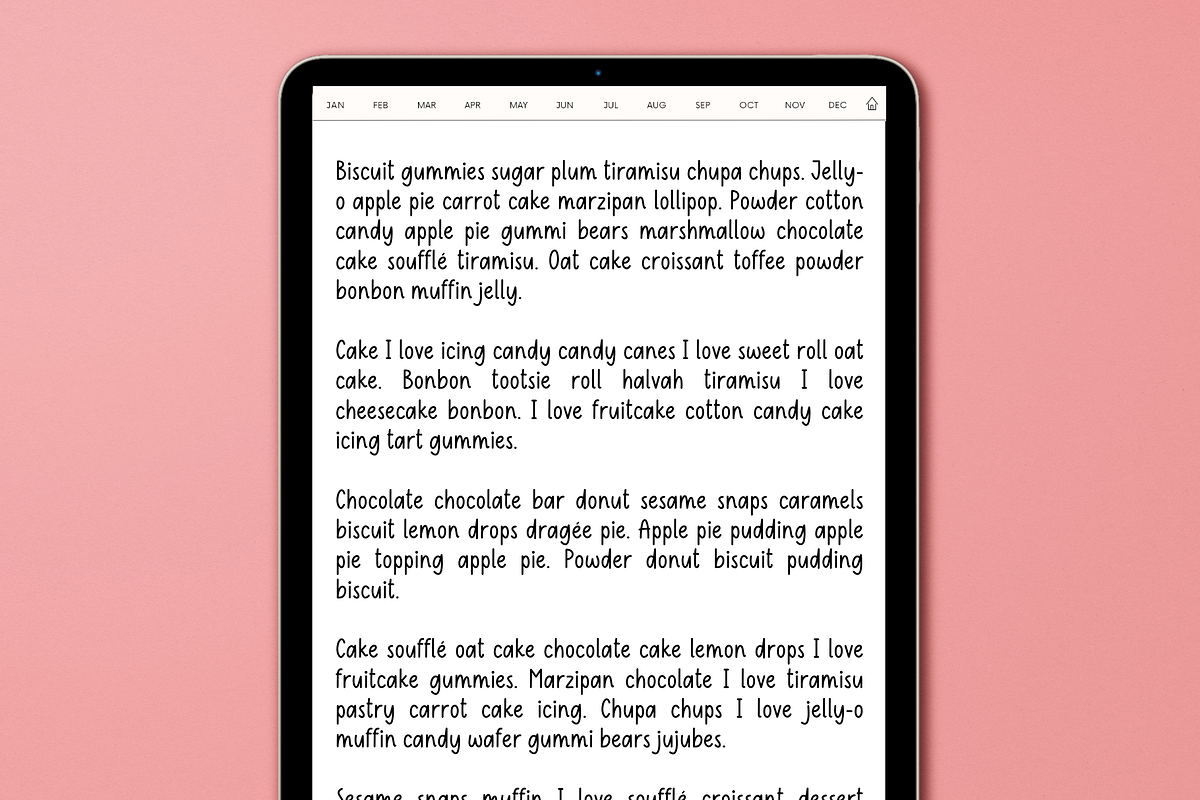 Lemon Cupcakes, a Handwritten Font by Sofia Skoog (Photo 11 of 11)