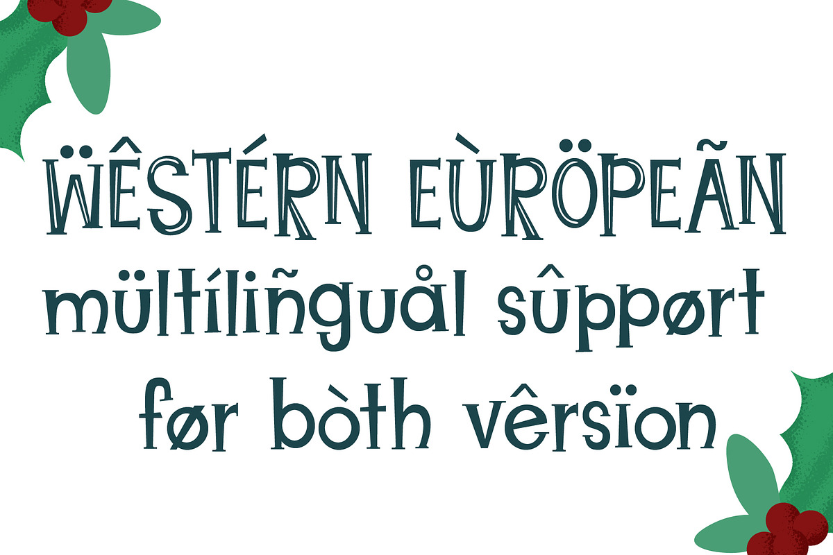 Christmas Puppies Font Pair, a Serif Font by Tu Neuwin (Photo 9 of 9)