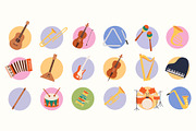 Musical Instruments, a Solid Icon by Sabina_Ava (Thumbnail 2 of 2)