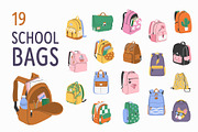 100+ School Supplies Clipart Kit, an Education Illustration by IuliiaSavko (Thumbnail 2 of 8)