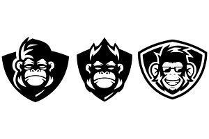 Monkey Logo Design Templates