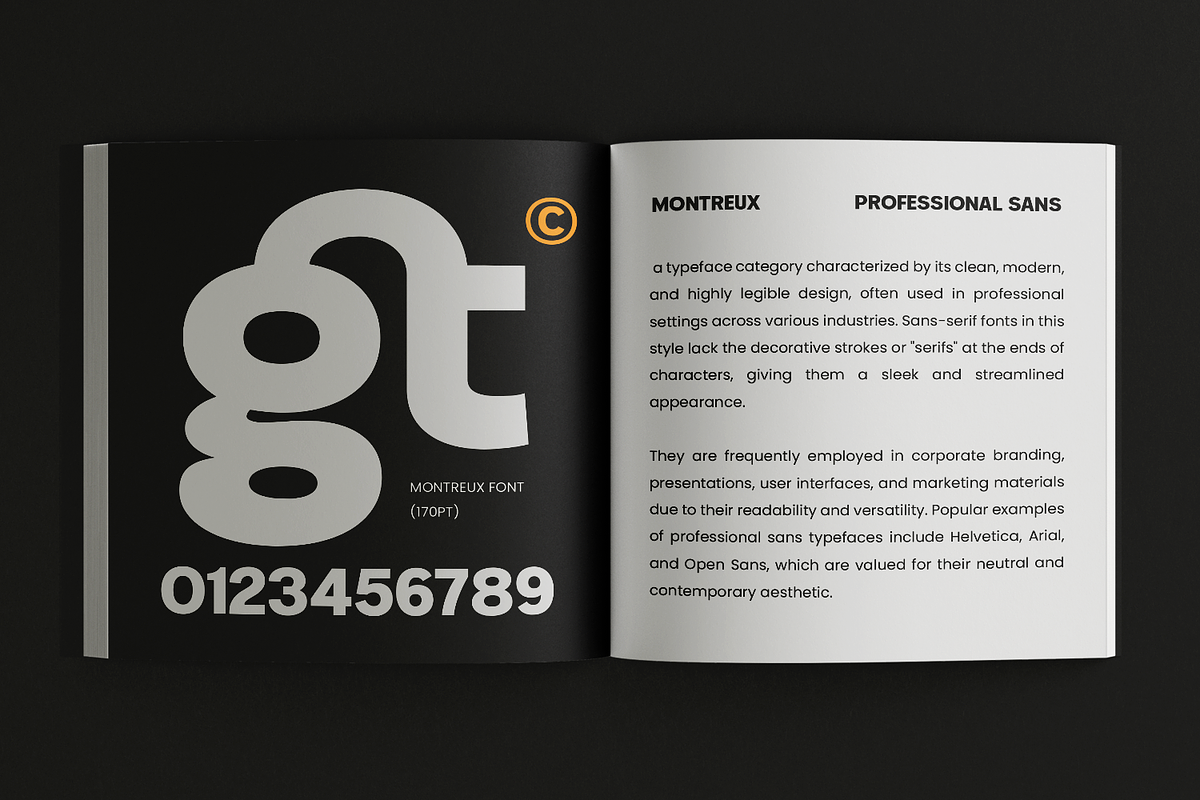 Montreux, a Sans Serif Font by Umitype (Photo 8 of 10)