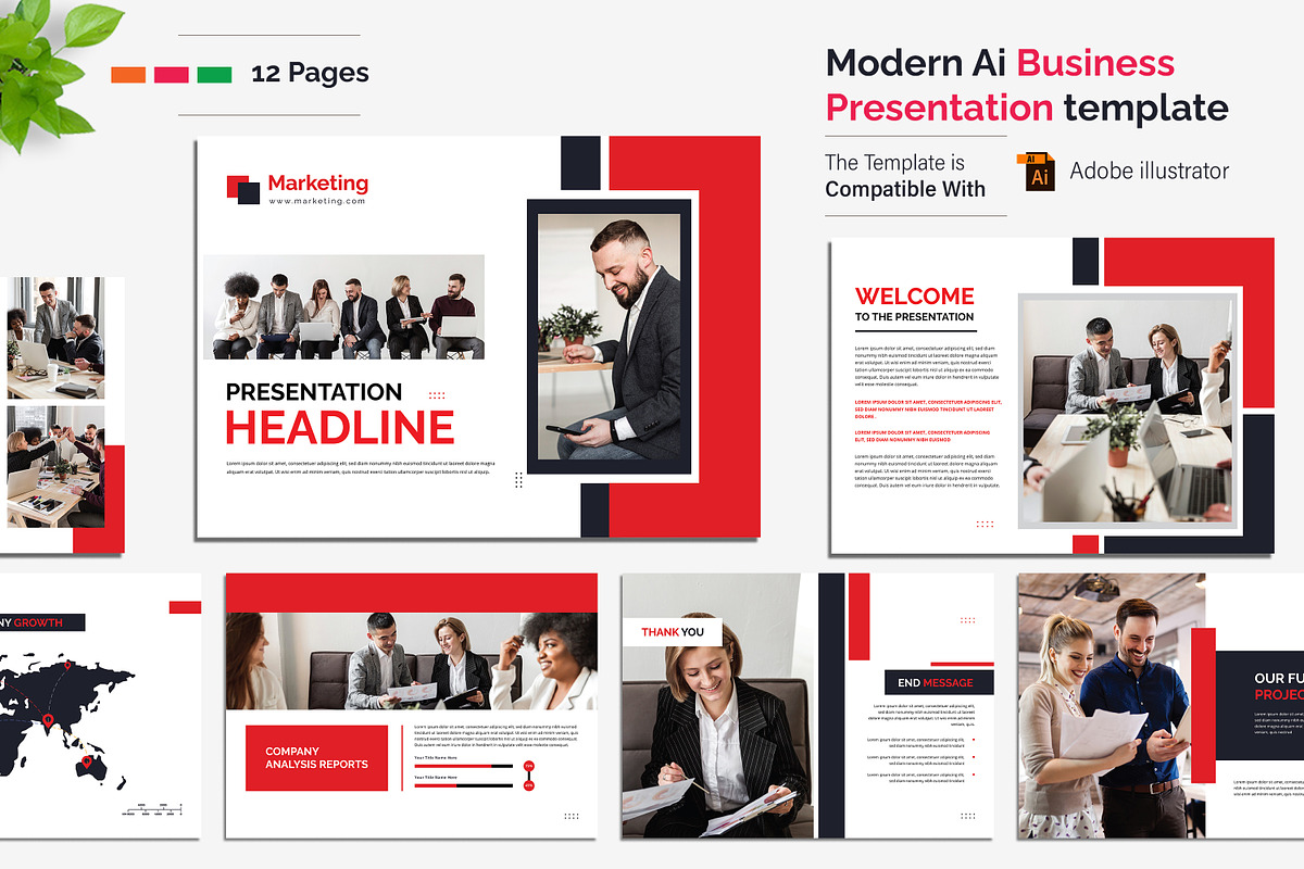 Business Plan Presentation Template, a Presentation Template by creative-mint (Photo 6 of 15)