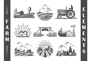 18 Farm Logos Templates