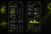 PulseFit Mobile App - Figma Design, an App Template by CodeTurtle (Thumbnail 2 of 3)