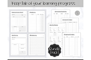 Homeschool Planner Printable - 50 pg, a Templates & Theme by Templatables (Thumbnail 6 of 11)