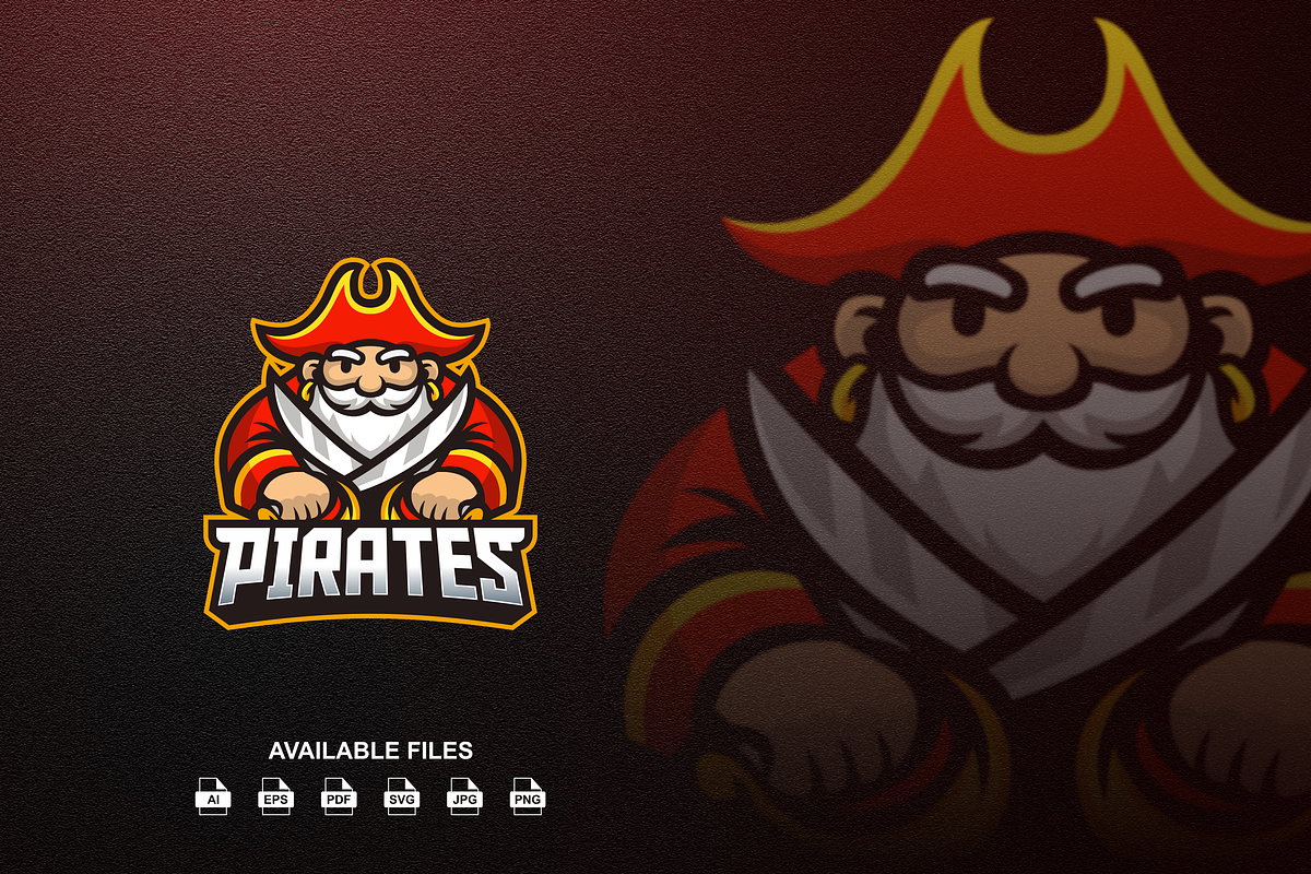 Pirates Logo, a Design Template by artchiles_design