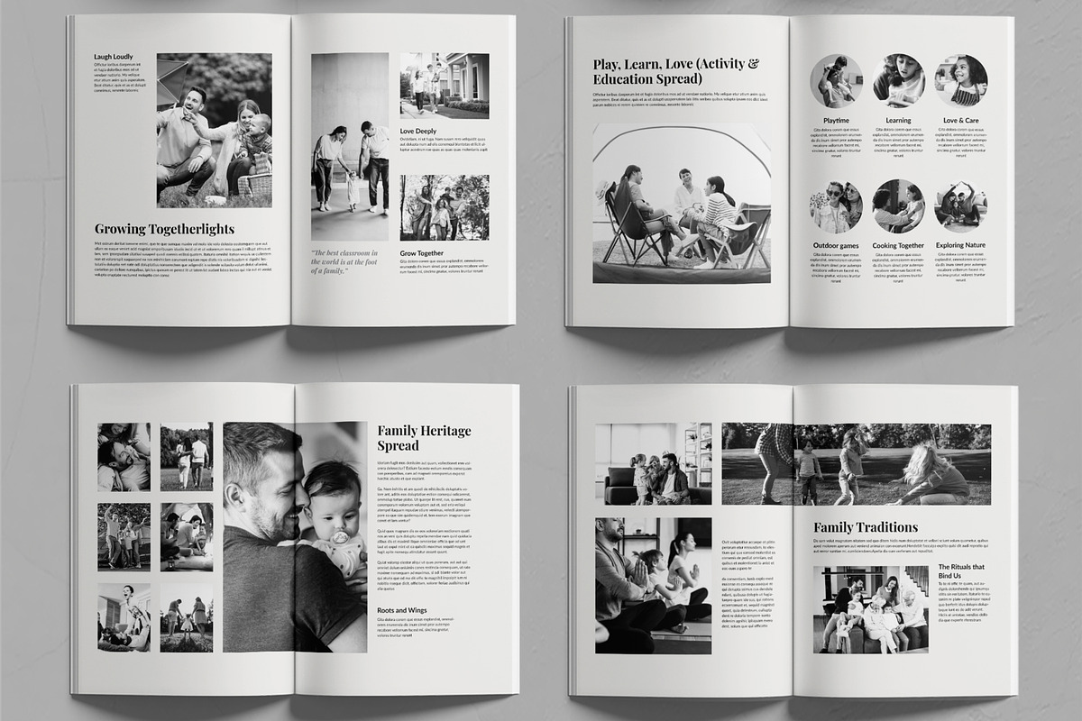 Parenting And Family Photobook, a Brochure Template by MightyDesign (Photo 3 of 6)
