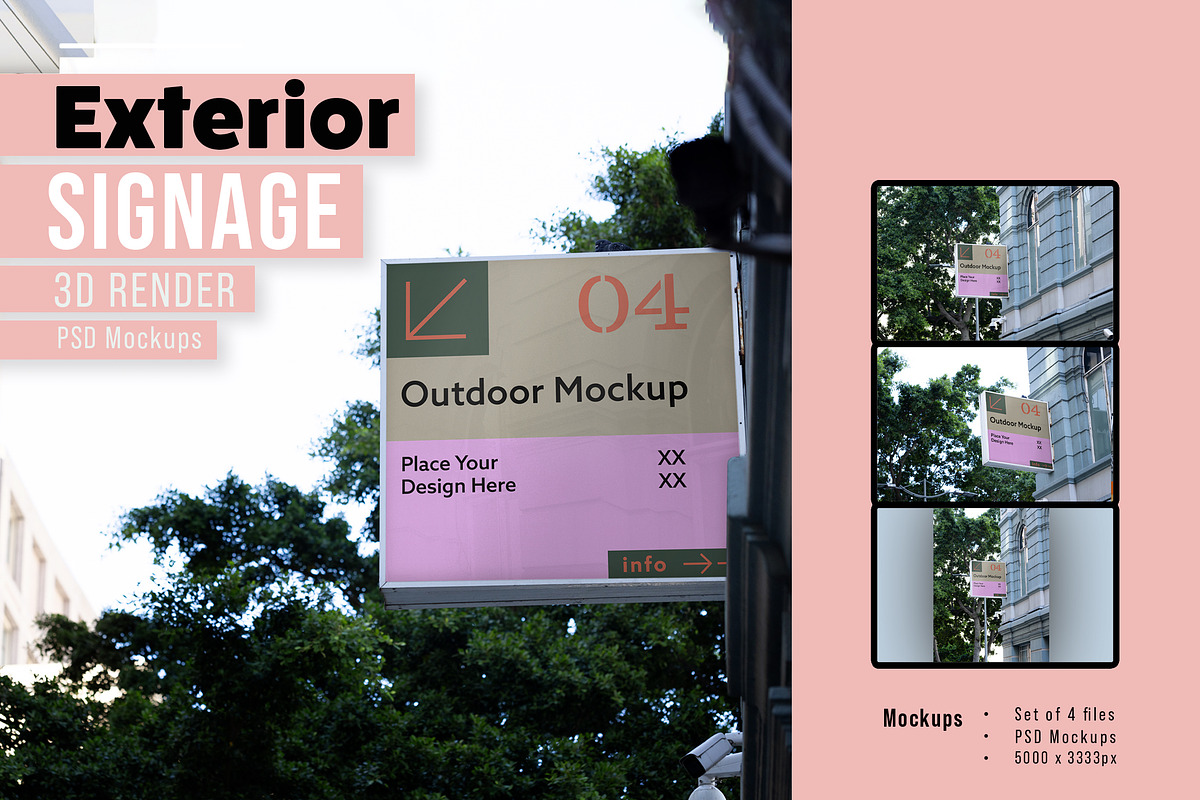 Exterior Signage, a Merchandise Mockup by wavebreak (Photo 5 of 5)