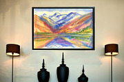 Watercolor mountain landscapes., a Decorative Illustration by Mehendra Art (Thumbnail 9 of 12)